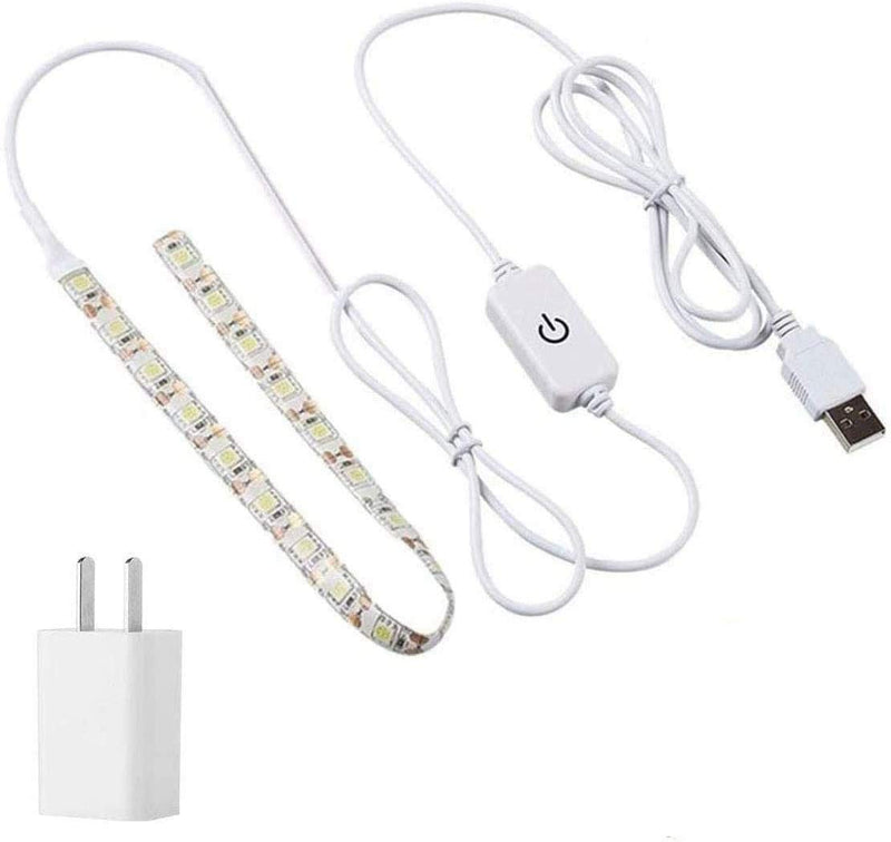 HONEYSEW Sewing Machine LED Light Strip Light Kit 11.75inch DC5V Flexible USB Sewing Light 30cm with Touch Dimmer - NewNest Australia