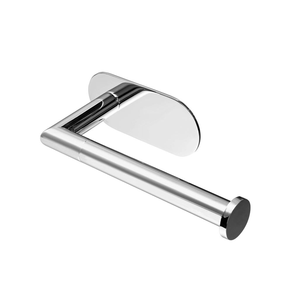 Polarduck Adhesive Toilet Paper Holder, 3M Chrome Toilet Paper Holder SUS 304 Stainless Steel, Toilet Paper Roll Holder No Drilling for Bathroom (Silver) - NewNest Australia