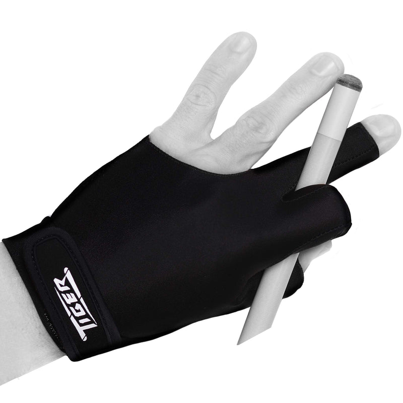 Tiger-X Billiard Glove - Black - for Left Hand by Tiger Products Medium - NewNest Australia