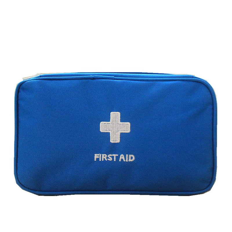 PAXLamb First Aid Bag First Aid Kit Empty Medical Storage Bag Red Trauma Bag for Emergency First Aid Kits Car Workshop Cycling Outdoors (Blue Handle) Blue Handle - NewNest Australia