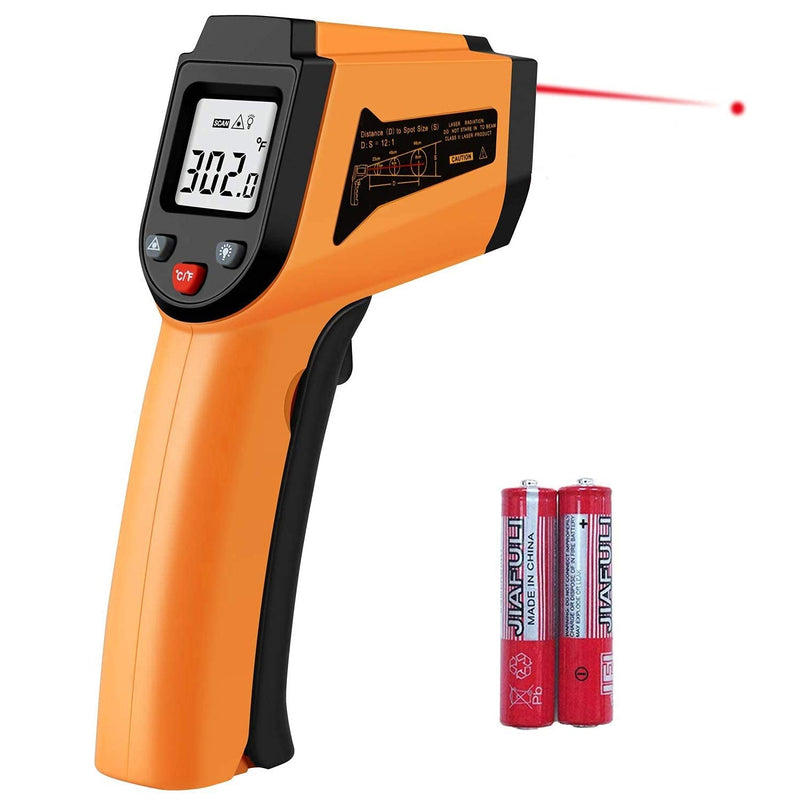 Kitchen Infrared Thermometer, -50°C to 400°C(-58°F to 752°F) Digital Laser Infrared Thermometer Gun with LCD Display - NewNest Australia