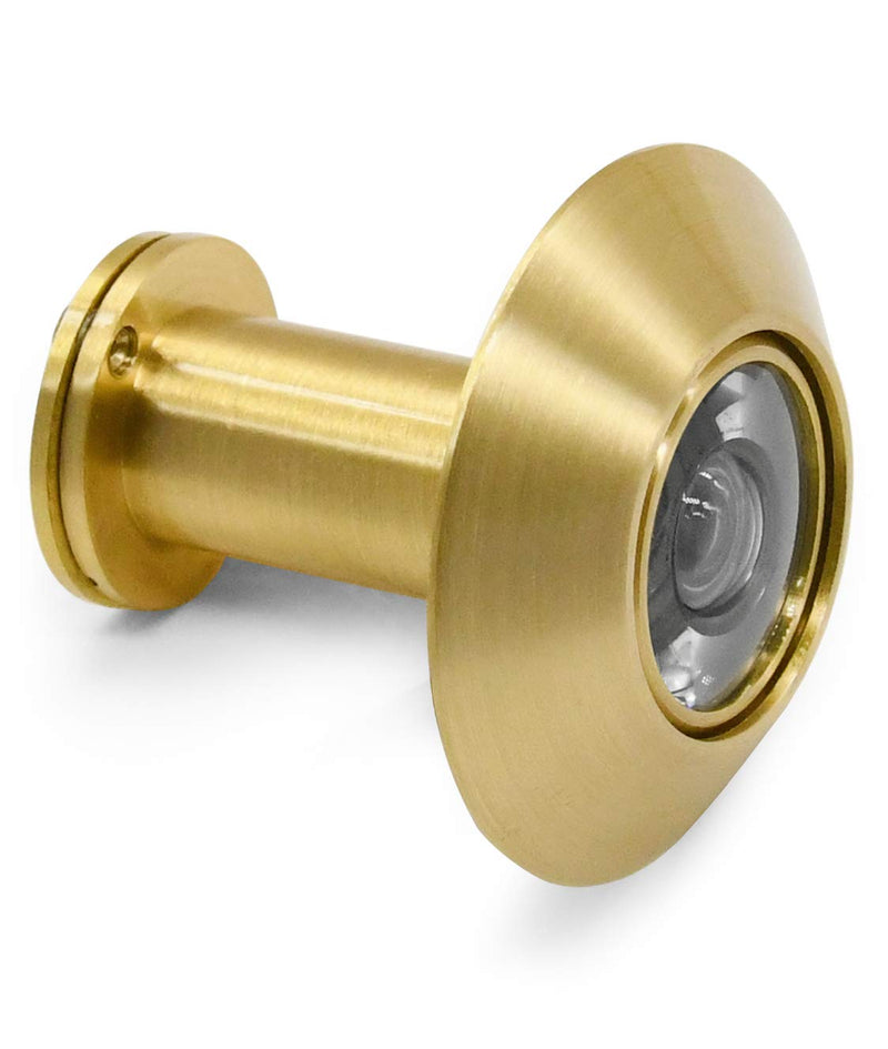Earl Diamond Safety Peek Peep Holes,Solid Brass Anti-Prying Door Viewer/Peephole with Heavy Duty Rotating Privacy Cover for 1-3/8" to 2-1/6" Doors, Door Viewer for Home Office Hotel Satin Gold - NewNest Australia