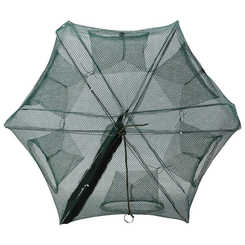 VGEBY1 Fishing Pot, 6/12 Holes Fishing Trap Bag Automatic Fishing Net Shrimp Cage Nylon Foldable Crab Fish Trap Cast 6 Holes - NewNest Australia