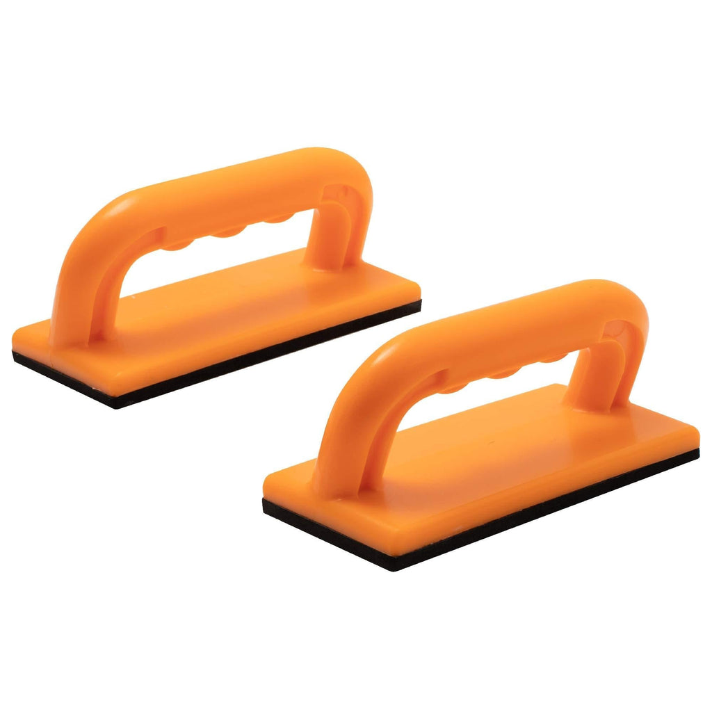 Safety Push Block 2 Pack, Safety Orange Color for High Visibility Ideal for Use On Router Tables, Jointers, Shapers and Band Saws - NewNest Australia