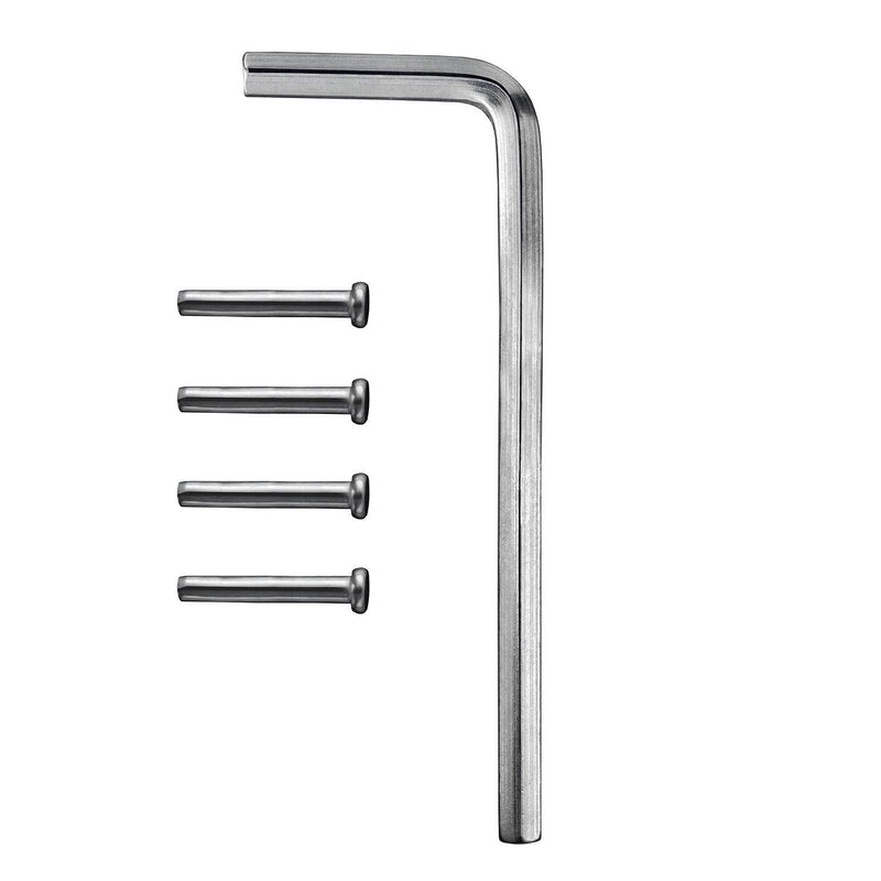 KS Hardware Spring Hinge Tension Pin Replacement Pack, 4 Pack (Includes Hex Wrench) - NewNest Australia