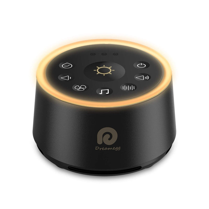 White Noise Machine - Dreamegg Sound Machine for Baby Kid Adult, Noise Machine for Sleeping with 24 Calming Sound, Ambient Nightlight, Continuous or Timer, Loud Sleep Machine for Home Nursery Office - NewNest Australia