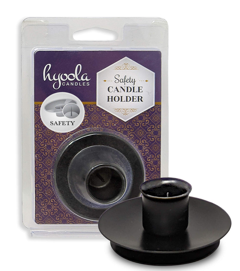 NewNest Australia - Safety Candle Holder- Black - for 3/4 inch Diameter Candle 