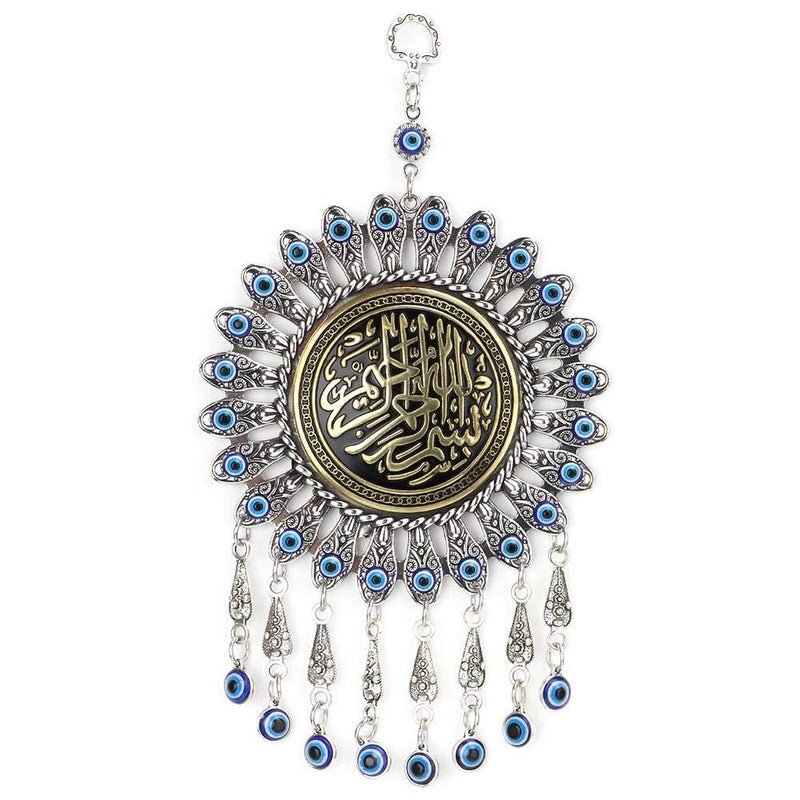 NewNest Australia - Evil Eye Home Decor Turkish Blue Evil Eye Beads Ornament Amulet Delicate Blue Glass Pendant Home Lucky Protection Wall Hanging Decor - Style A 