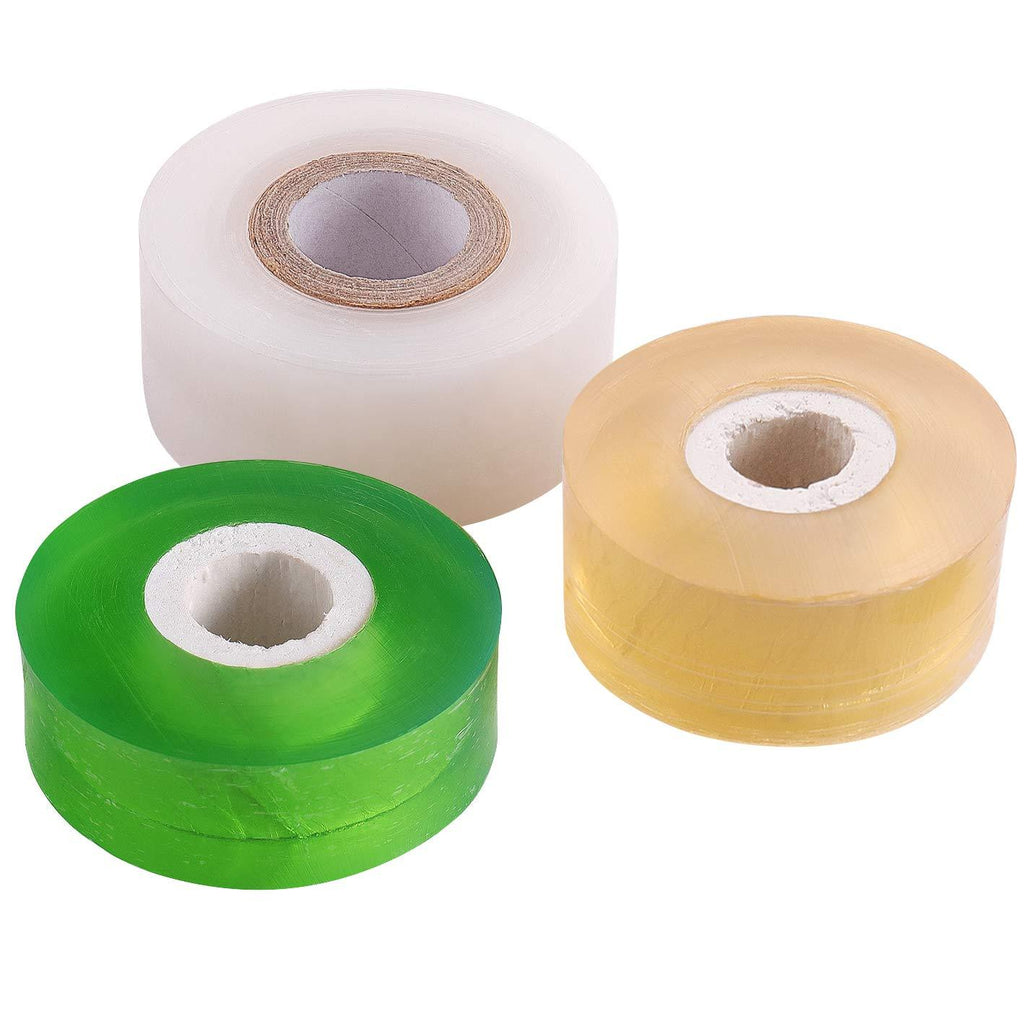 NAYE Grafting Tape for Fruit Trees,3 Pcs Stretchable Floristry Film,3 Color with Various Elasticity,Plants Repair Budding Tape - NewNest Australia