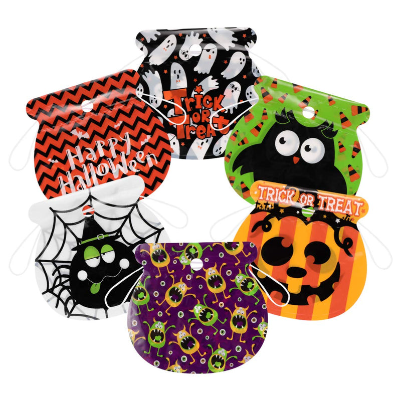 Amosfun Halloween Drawstring Goody Bags Trick or Treating Bags Gift Candy bags for Kids Halloween Party Supplies Halloween Drawstring Bags - NewNest Australia