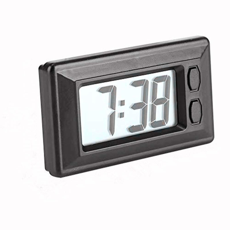 NewNest Australia - MAGT Digital Clock, Portable LCD Car Dashboard Desk Electronic Clock Date Time Calendar Display Dashboard with Adhesive Pad,Backlit Screen 