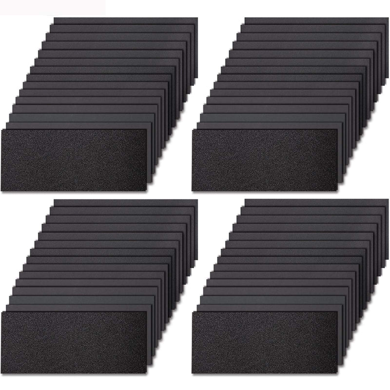 Sandpaper, 120 to 3000 Girt 60 Pcs Sand Paper Assortment Wet Dry Waterproof Abrasive Variety Pack Sanding Paper Sheets for Automotive Car Wood Metal Plastic Glass Polishing Finishing 60 Sandpapers 120 to 3000 Grit - NewNest Australia