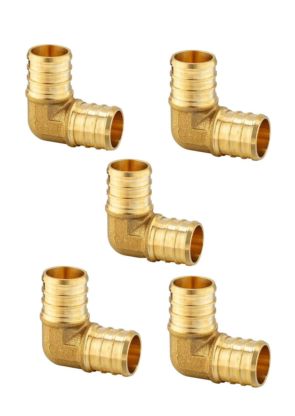 (PACK OF 5) EFIELD PEX 1INCH ELBOW BRASS CRIMP FITTINGS FOR PEX TUBING(NO LEAD)-5PCS (5) - NewNest Australia