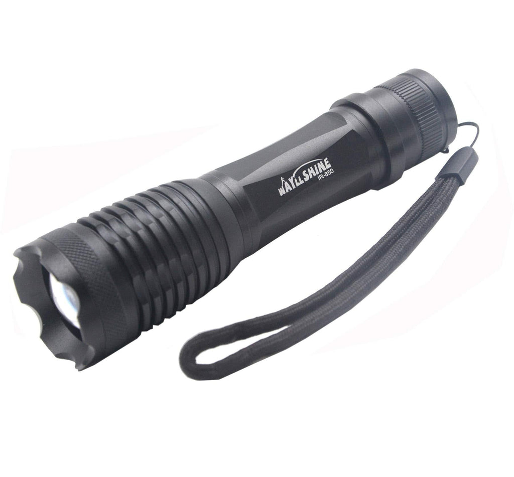 WAYLLSHINE (E6) 850nm IR Illuminator Flashlight Night Vision Flashlight, 850nm IR Flashlight Infrared Illuminator Flashlight, Zoomable 850nm Infrared Flashlight For Hunting, Night Vision Camera Device - NewNest Australia