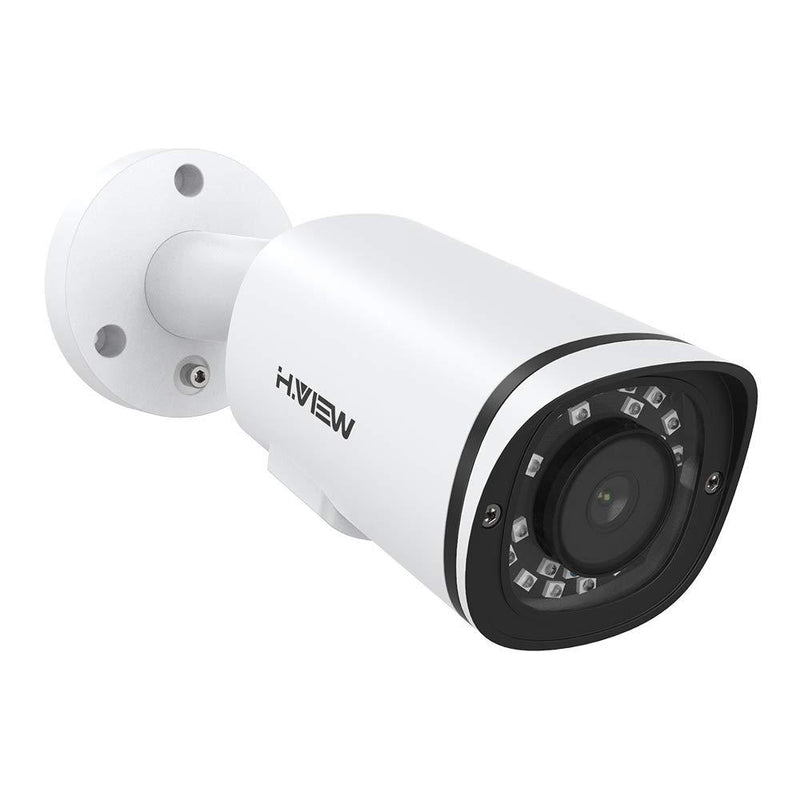 H. View 5MP PoE IP Bullet Camera Indoor Outdoor with Audio, Built-in SD Card Slot, 2.8mm, Human Body Detection, Snapshot Alerts - NewNest Australia