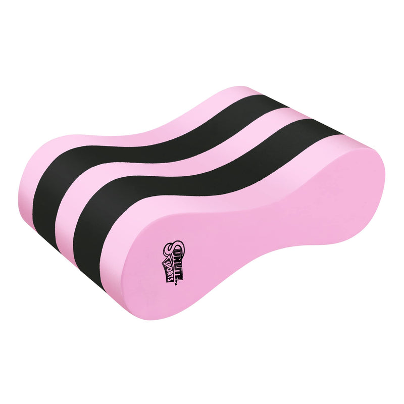 Sunlite Sports EVA 5-Layer Pull Buoy Leg Float - Pool Training Aid, Legs and Hips Support for Adults, Kids, and Beginners, for Swimming Stroke Standard Pink/Black - NewNest Australia