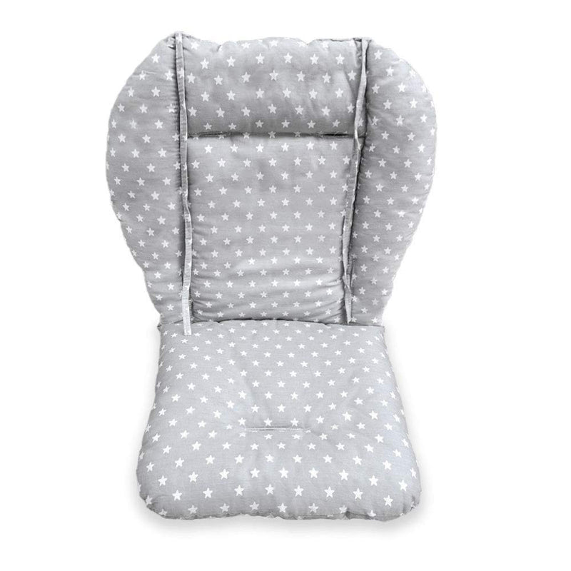 High Chair Cushion, High Chair Pad/seat Cushion/Baby High Chair Cushion,Soft and Comfortable,Light and Breathable,Make The Baby More Comfortable (Gray Background Stars Pattern) - NewNest Australia