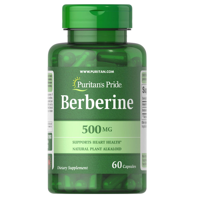 Puritan's Pride Berberine 500 mg, 60 Capsules 60 Count - NewNest Australia