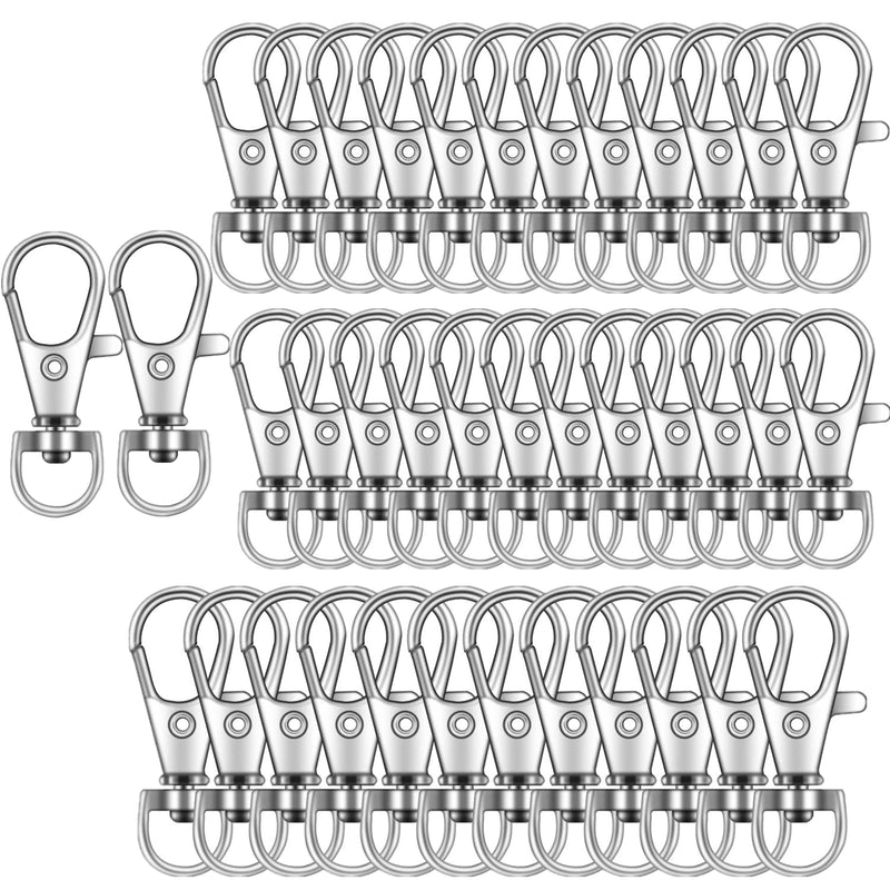 IPXEAD 100PCS Premium Key Chain Clip Hooks, Swivel Clasps Lanyard Snap Hook, Keychain Hooks for Lanyard Key Rings Crafting - NewNest Australia