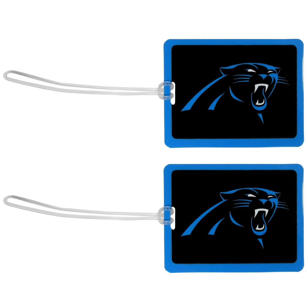 Siskiyou NFL Unisex Vinyl Luggage Tag, 2pk Carolina Panthers One Size Blue - NewNest Australia