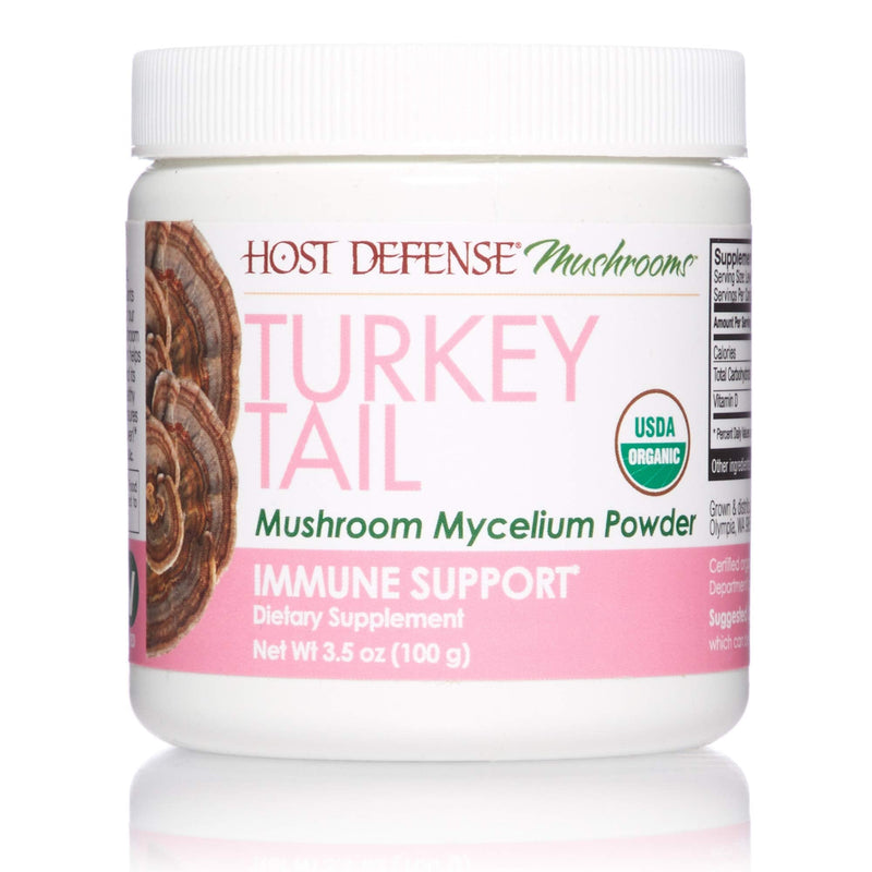 Host Defense, Turkey Tail Mushroom Powder, Supports Immune Health, Certified Organic Supplement - NewNest Australia
