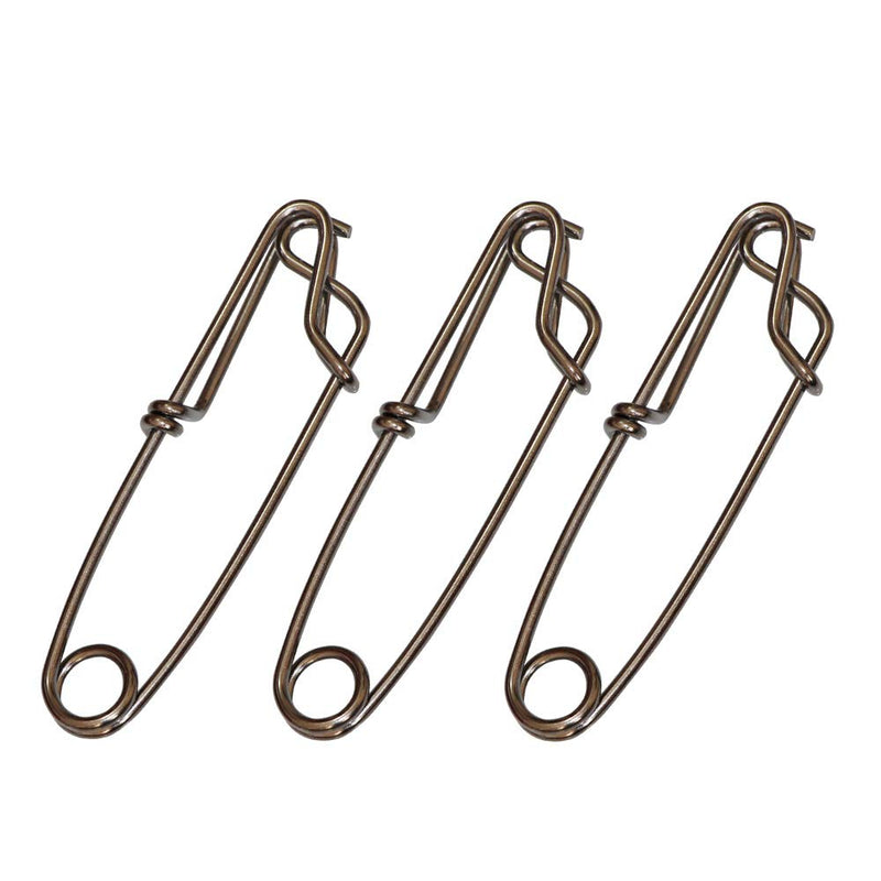Laxygo 5pcs Longline Fishing Snap Clips Stainless Steel Floatline Tuna Clips 4 Sizes 3.5mmx5.0inch-5pcs - NewNest Australia