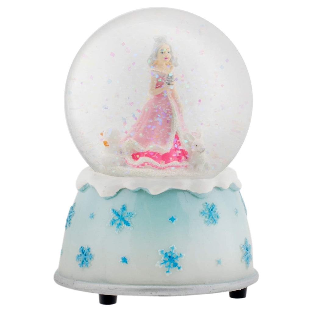 NewNest Australia - Elanze Designs Musical 80MM Water Globe (Winter Princess in The Snow) 