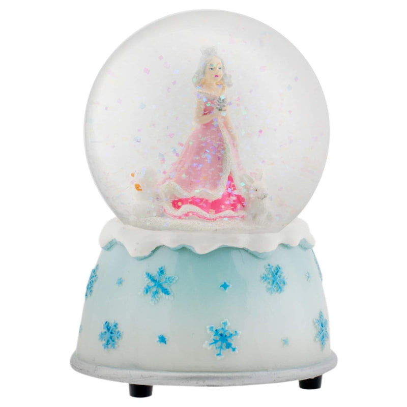 NewNest Australia - Elanze Designs Musical 80MM Water Globe (Winter Princess in The Snow) 