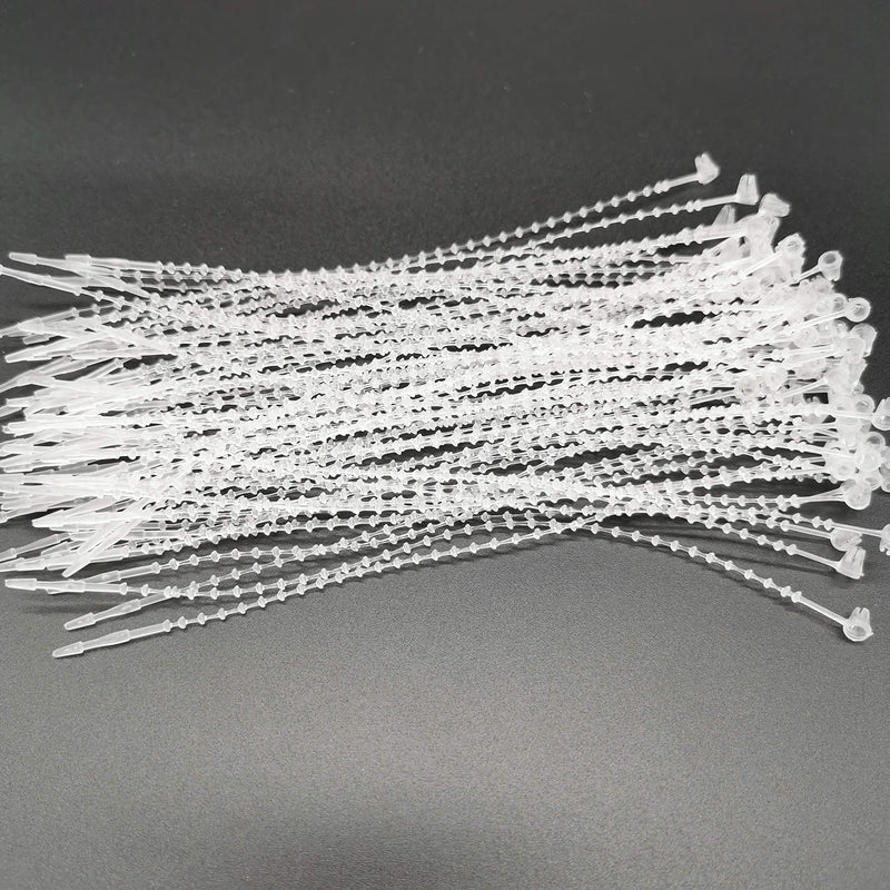Lucas shops 5" Pin Adjustable Security Beaded Loop Tie Plastic Paper Prices Tag Fasteners(1000pcs) - NewNest Australia