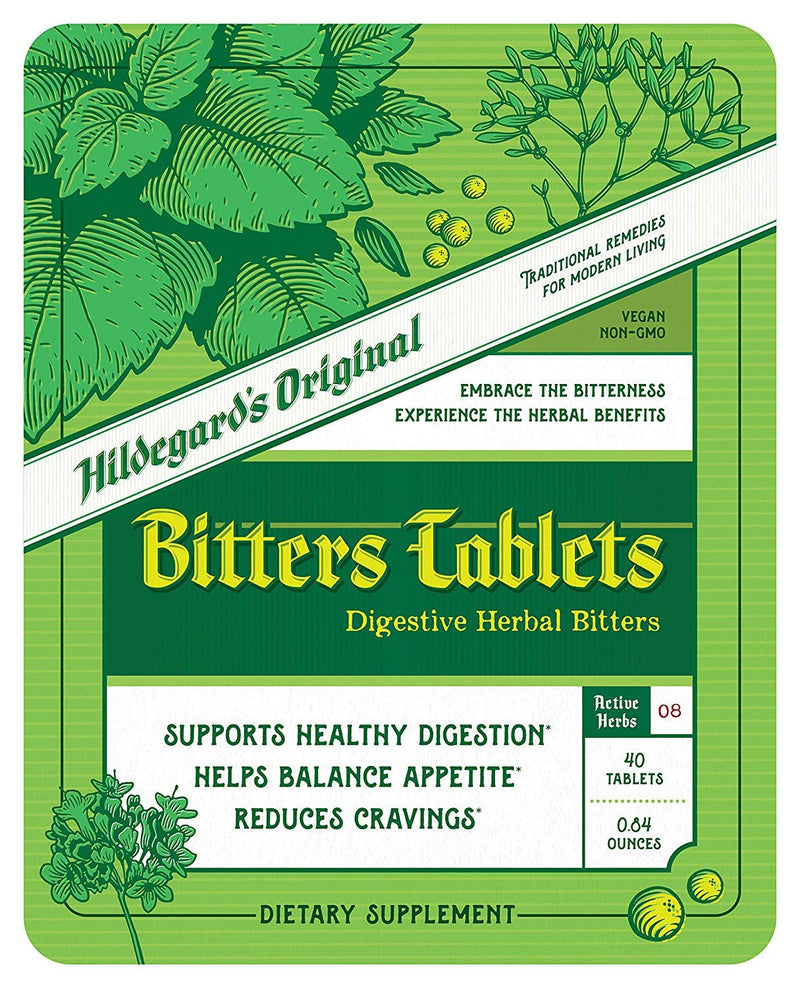 Hildegard's Original Bitters Tablets: Ancient Herbal Remedy for Fasting Support, Kidney Liver Cleanse Detox & Repair, Heartburn, & Digestion Supplements - NewNest Australia