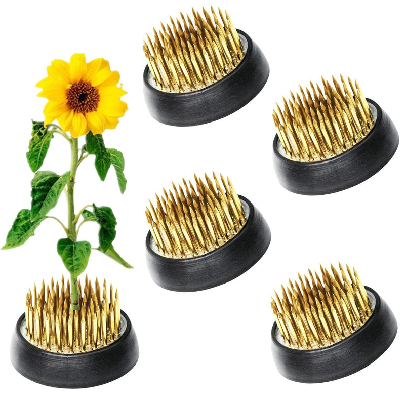 5Pcs Flower Frogs 34mm/1.34inch Diameter Japanese Ikebana Kenzan Flower Pin Frog Ikebana Flower Arrangement Holder - NewNest Australia