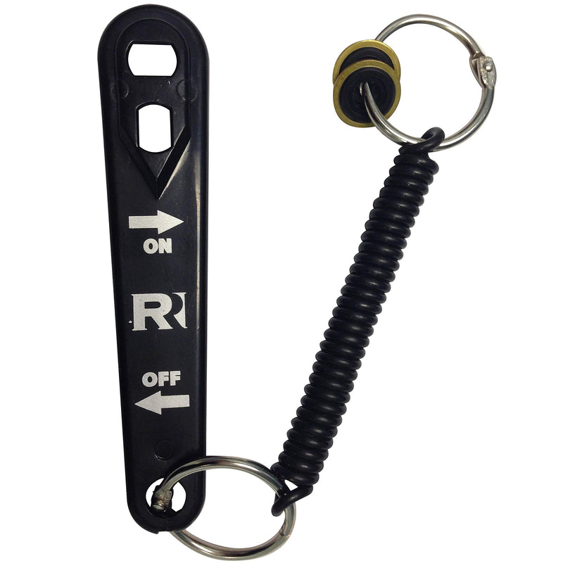 Oxygen Cylinder Wrench w/Bungee & 2 Brass Yoke Washer Seals for O-Ring Replacement on O2 Regulators - NewNest Australia