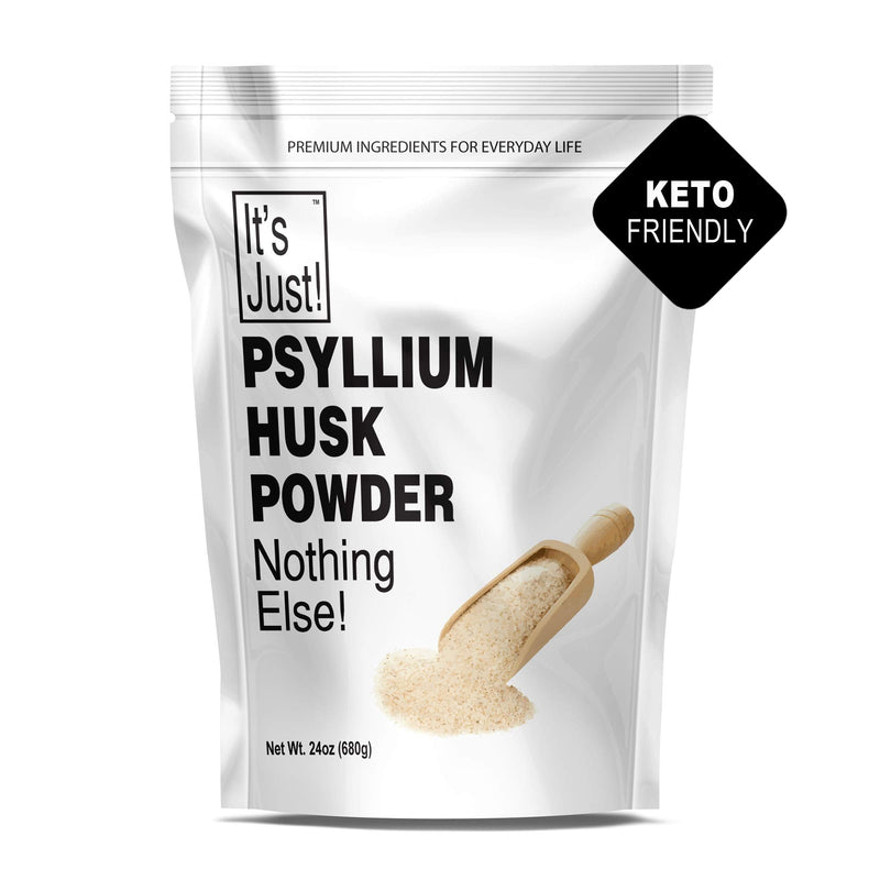 It's Just - Psyllium Husk Powder, Non-GMO, Dietary Fiber, Keto Baking (24oz) 1.5 Pound (Pack of 1) - NewNest Australia