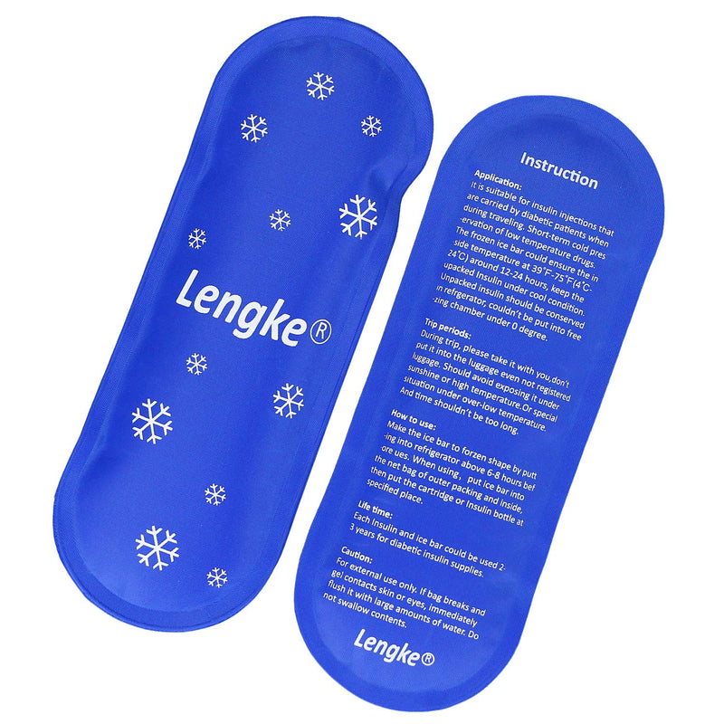 YOUSHARES Ice Packs for Insulin Cooler Travel Case - Reusable Cooler Ice Packs Suitable for Diabetic Insulin Cooler Storage Bag（2 Packs） A Ice Pack 2pc - NewNest Australia
