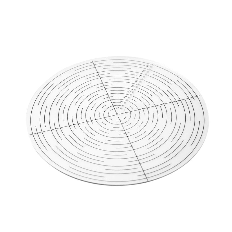 POWERTEC 71421 10" Round Center Finder Compass (Tool) for Wood Turning Lathe Work – Clear Acrylic - NewNest Australia