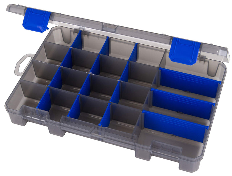 Flambeau Outdoors Zerust MAX 4004ZM Tuff Tainer-Partial Bulk Storage Compartment Section, 20 Compartments and 15 Removable Dividers-11" L x 7.25" W x 1.75" D-Fishing and Tackle Storage Utility Box - NewNest Australia