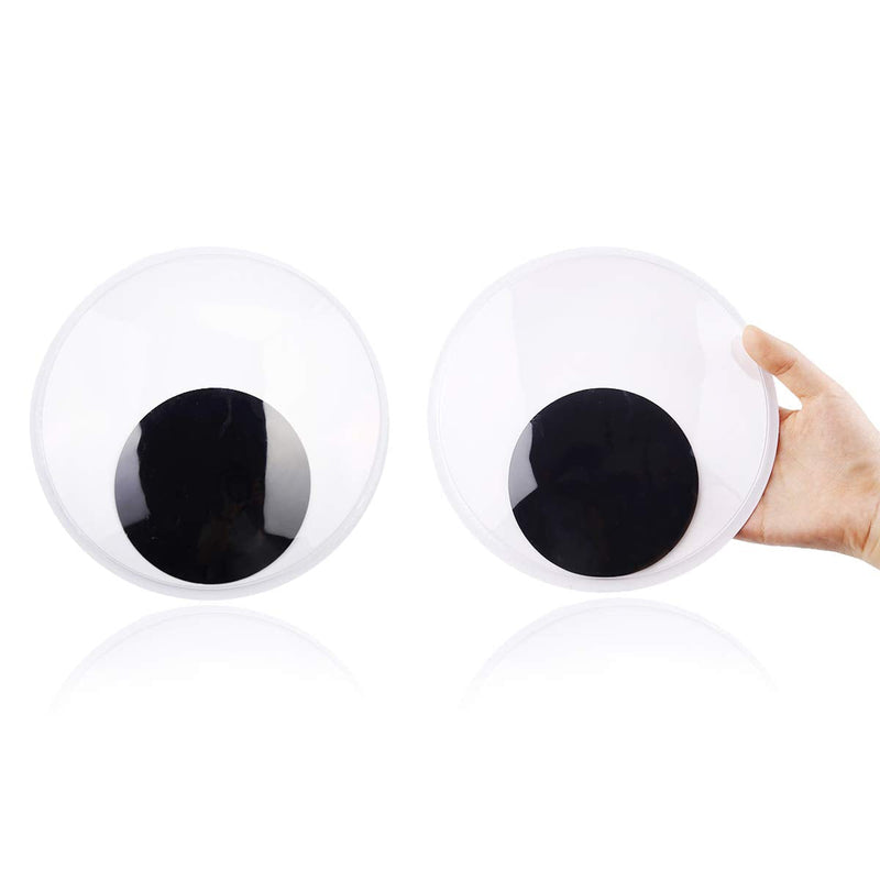 DIYASY 7.5 Inches Giant Googly Eyes, 2 Pcs Large Wiggle Eyes Self Adhesive for DIY Craft Decorations and Christmas Ornaments. - NewNest Australia