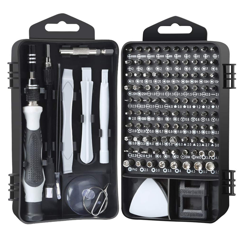 Precision Screwdriver Set, Lifegoo 117 in 1 Magnetic Repair Tool Kit for iPhone Series/Mac/iPad/Tablet/Laptop/Xbox Series/PS3/PS4/Nintendo Switch/Eyeglasses/Watch/Cellphone/PC/Camera/Electronic - NewNest Australia