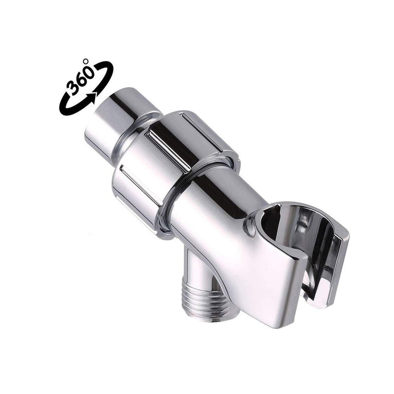 Adjustable Shower Arm Mount- with Universal Wall Hook Bracket and Brass Pivot Ball, NearMoon Shower Head Holder for Hand Held Showerheads - NewNest Australia