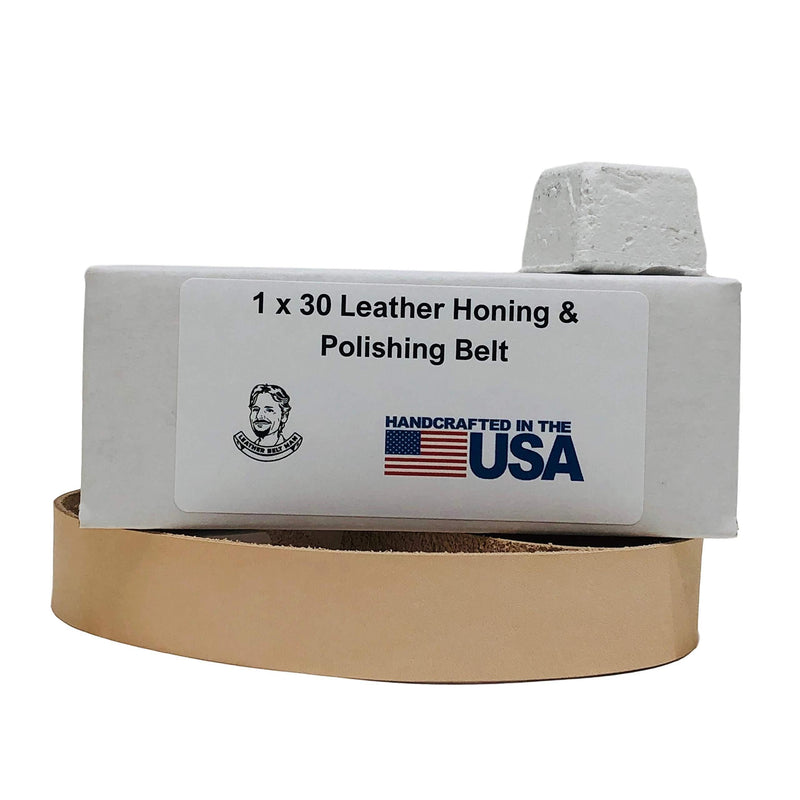 1" x 30" Leather Honing & Polishing Belt - NewNest Australia