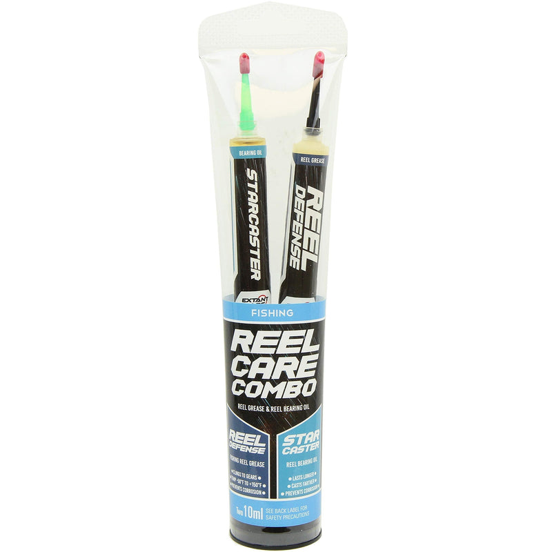 Extant Labs Reel Care Combo: Fishing Reel Oil and Grease Kit, 2X 10ml Syringe - Spinning, Baitcasting, Freshwater, Saltwater, Hardwater Reel Maintenance - Low Temp Performance -50F/-40C - NewNest Australia