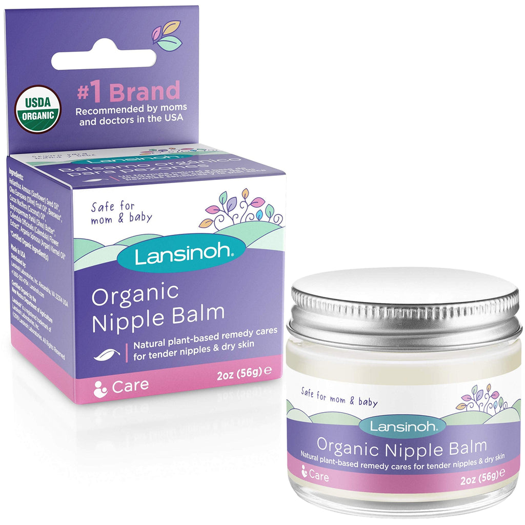 Lansinoh Organic Nipple Cream for Breastfeeding, 2 Ounces Balm - NewNest Australia