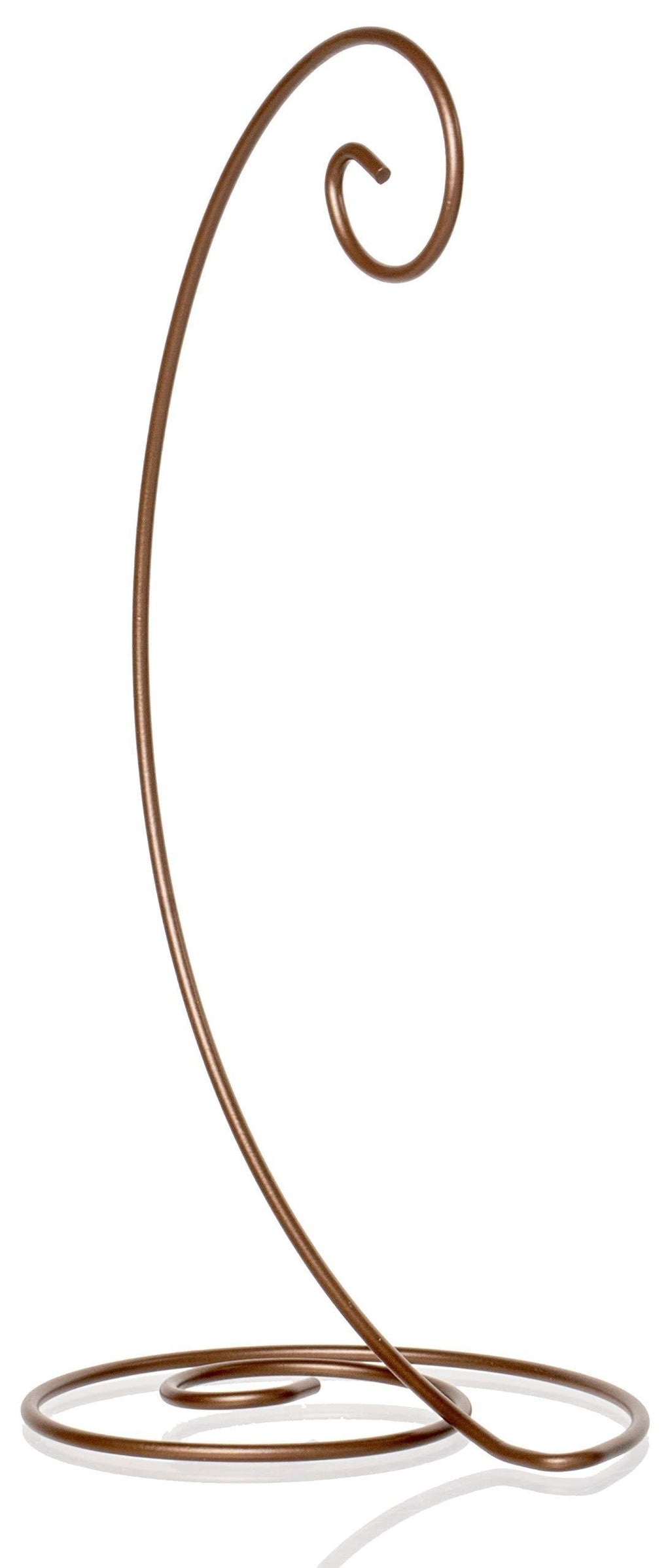 NewNest Australia - Red Co. 10 inch Copper Finish Ornament Wire Display, Single Spiral Stand for Home Decoration 