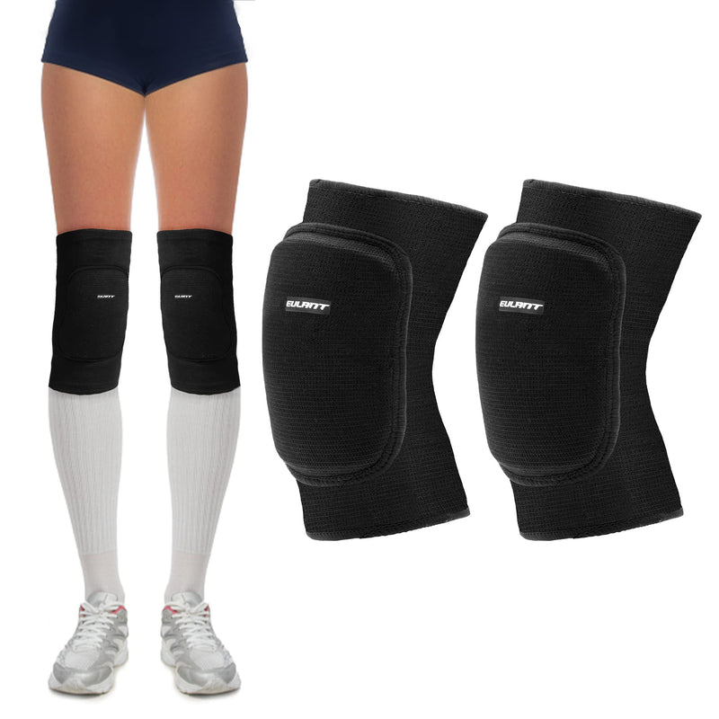 EULANT Knee Pads for Dancers Volleyball, Anti-Slip and Breathable Knee Brace for Kids Junior Youth, Professional Knee Support Sleeve for Yoga Basketball Football Gym Running Cycling Training Scooter Workout Sports S Black - NewNest Australia