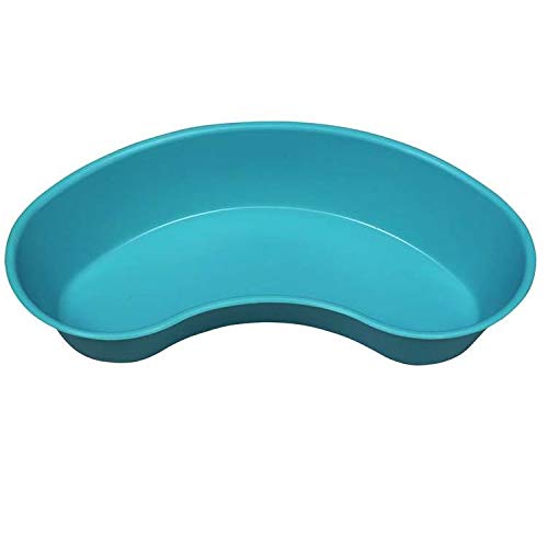 Comfort Axis Kidney Shaped Emesis Plastic Basin with Graduations, 16 Ounces, 12 Pack, Turquoise - NewNest Australia