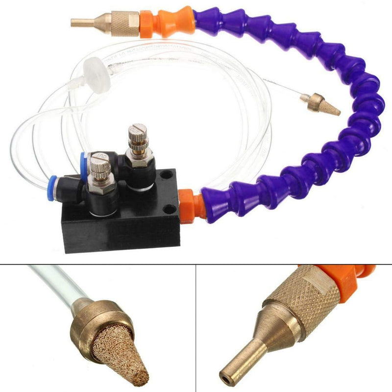 Upgrade Version Mist Coolant Lubrication Spray System for Metal Cutting Engraving Cooling Sprayer Machine for Air Pipe CNC Lathe Milling Drill - NewNest Australia