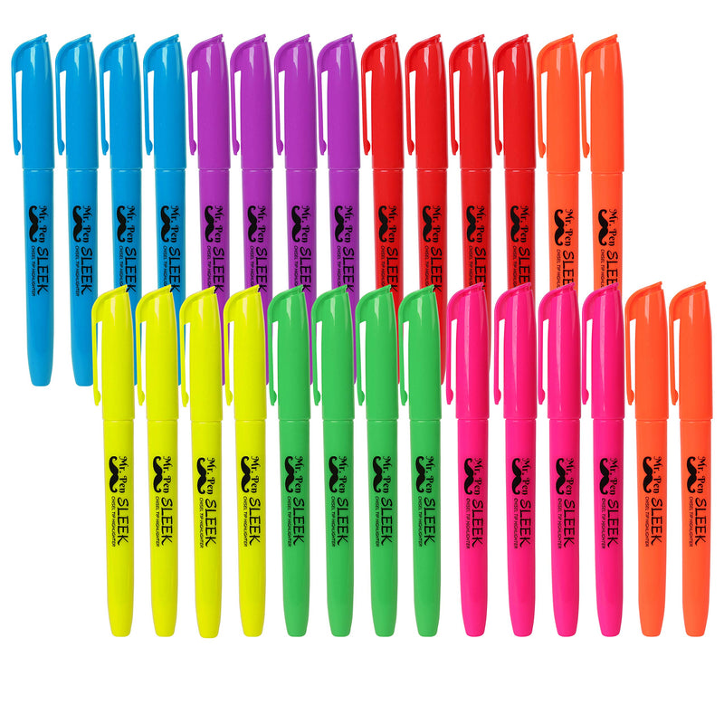 Mr. Pen Highlighters, Assorted Colors, Pack of 28 - NewNest Australia