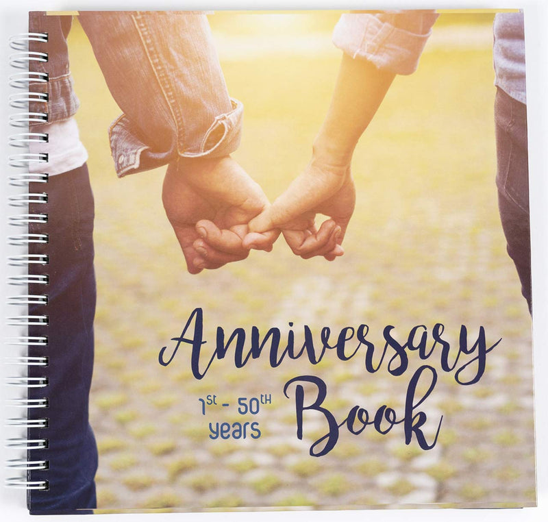Unconditional ROSIE Wedding Anniversary Memory Book | A Hardcover Journal to Document Anniversaries from The 1st to The 50th Year | Wedding Gifts for Bride and Groom | Wedding Planner Book - NewNest Australia
