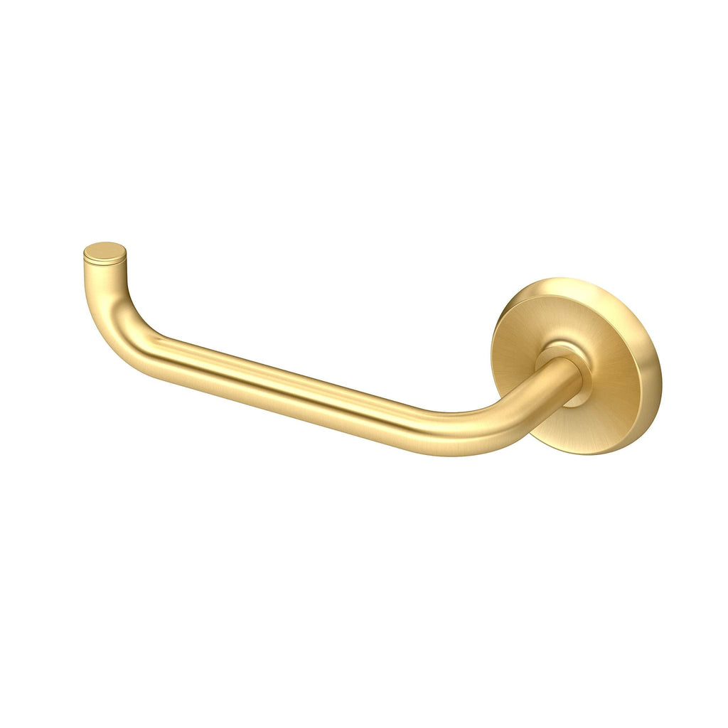 Gatco Designer II Euro Toilet Paper Holder, Brushed Brass - NewNest Australia