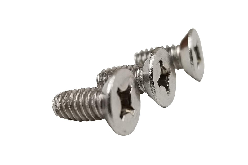 Hinge Outlet Satin Nickel Machine Screws for Door Hinges, 12-24 Thread x 1/2" Length - 24 Pack - NewNest Australia
